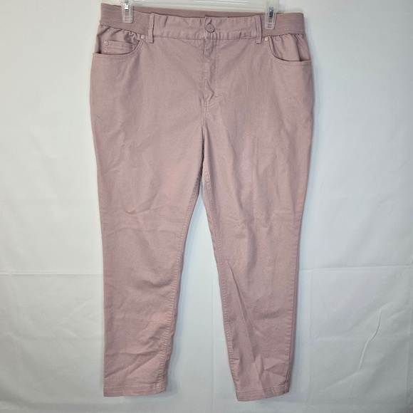 Pants - Tag Pink Straight Leg Pants Size 16 - Comfortable Fit